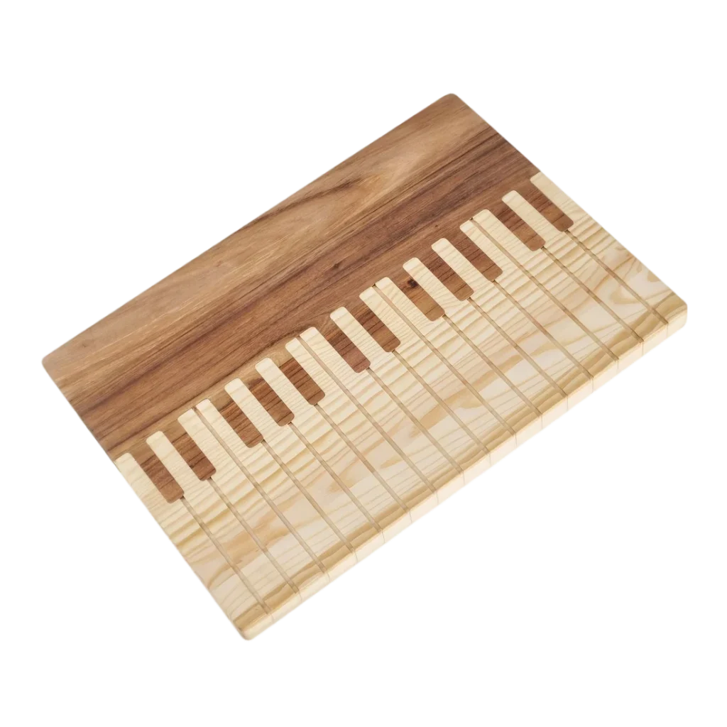 Piano Keyboard Cutting Board