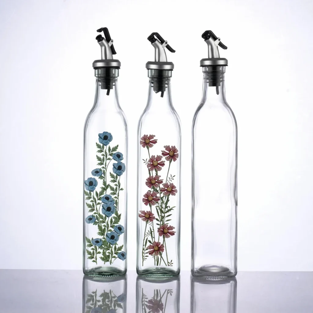Glass Oil Dispenser Bottle